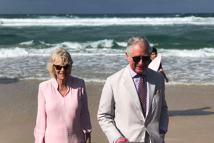 Prince Charles and Camilla at Broadbeach