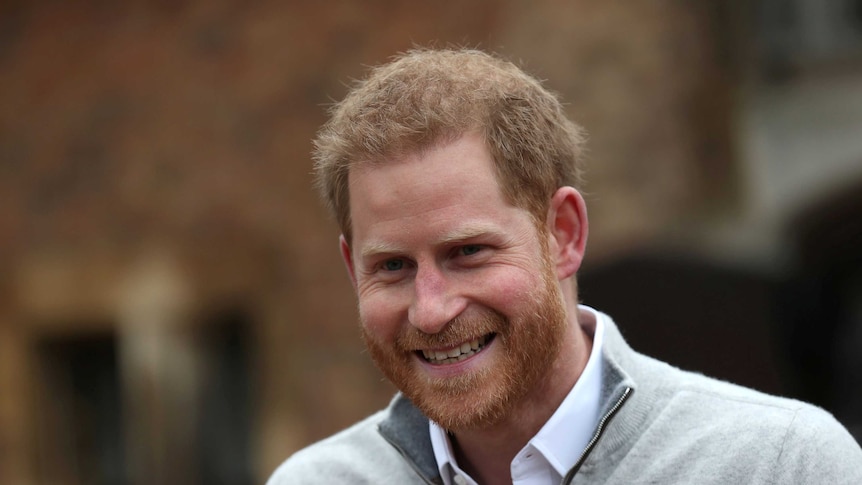 Prince Harry speaks after Meghan, Duchess of Sussex, gave birth to a baby boy.