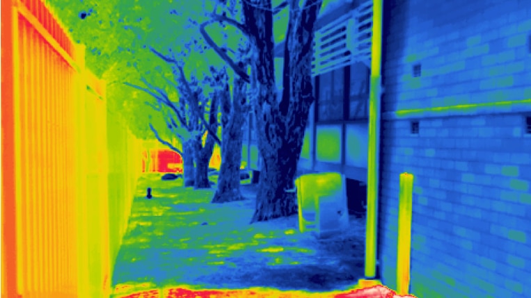 The study showed the disparity between the hot and cool zones in schools.