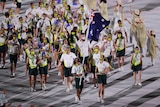 Tokyo Olympics opening ceremony Australian team