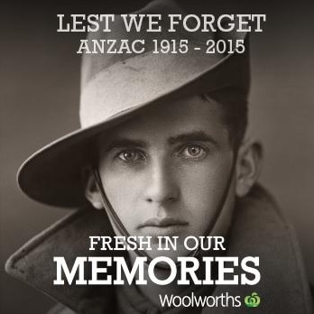 Woolworths: Fresh in Our Memories Anzac campaign