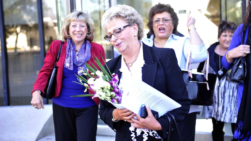 Roseanne Beckett leaves Canberra High Court