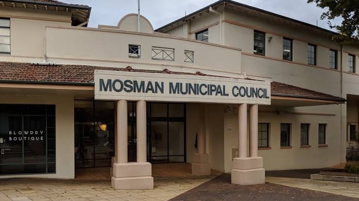 The facade of the Mosman Council building