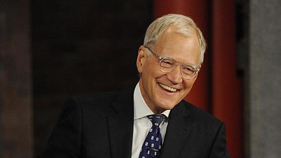David Letterman during final show