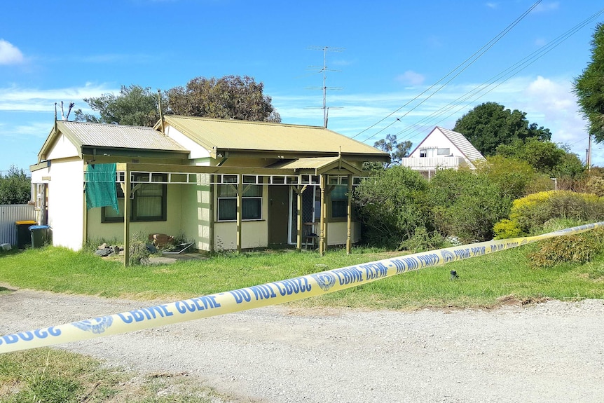 House where a man was allegedly murdered at Hayborough