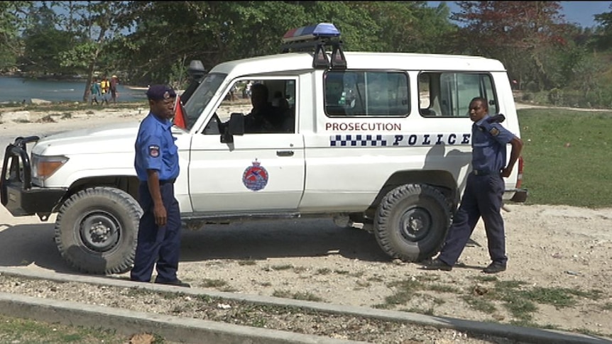 Manus Island police