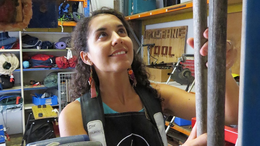 Sabrina Chakori looks at some of the items available at the Brisbane Tool Library.