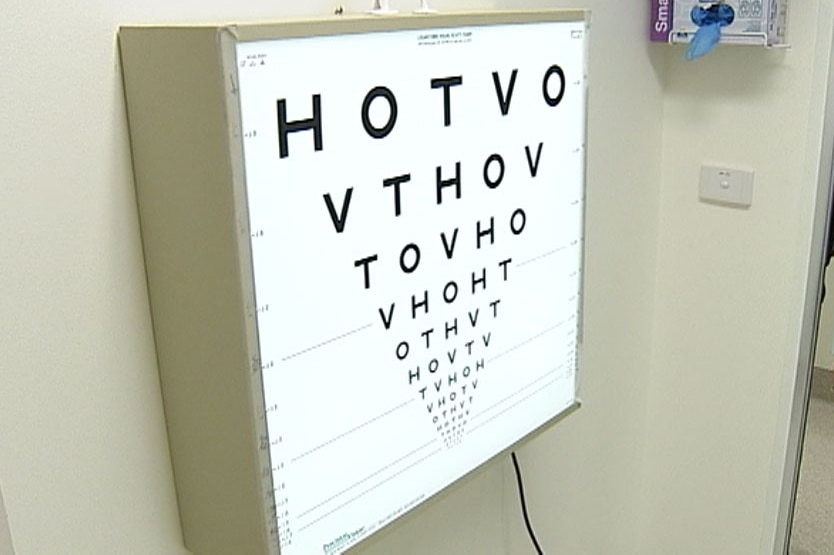 An eyesight test chart
