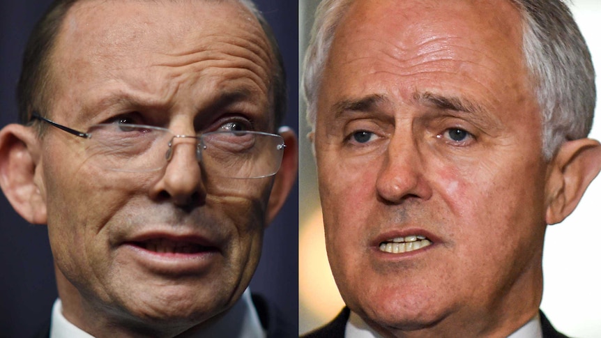 Tony Abbott and Malcolm Turnbull