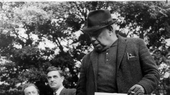 Bill Onus taking part in an Aboriginal Rights referendum march in Melbourne in 1967.