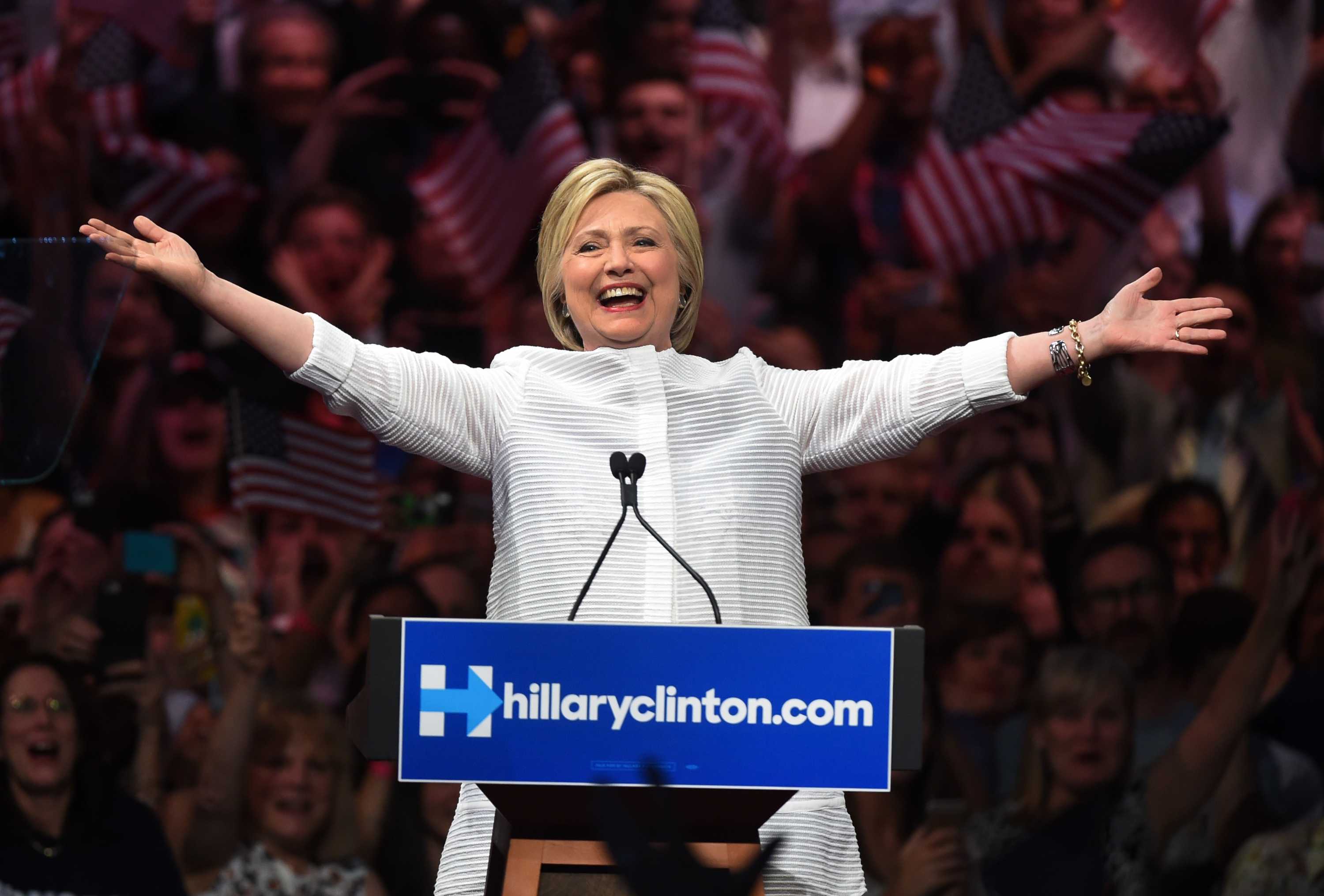 Hillary Clinton: "history Made" As Presumptive Democratic Nominee ...