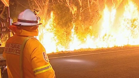 Fires in the NSW central west are of the most concern. (File photo)
