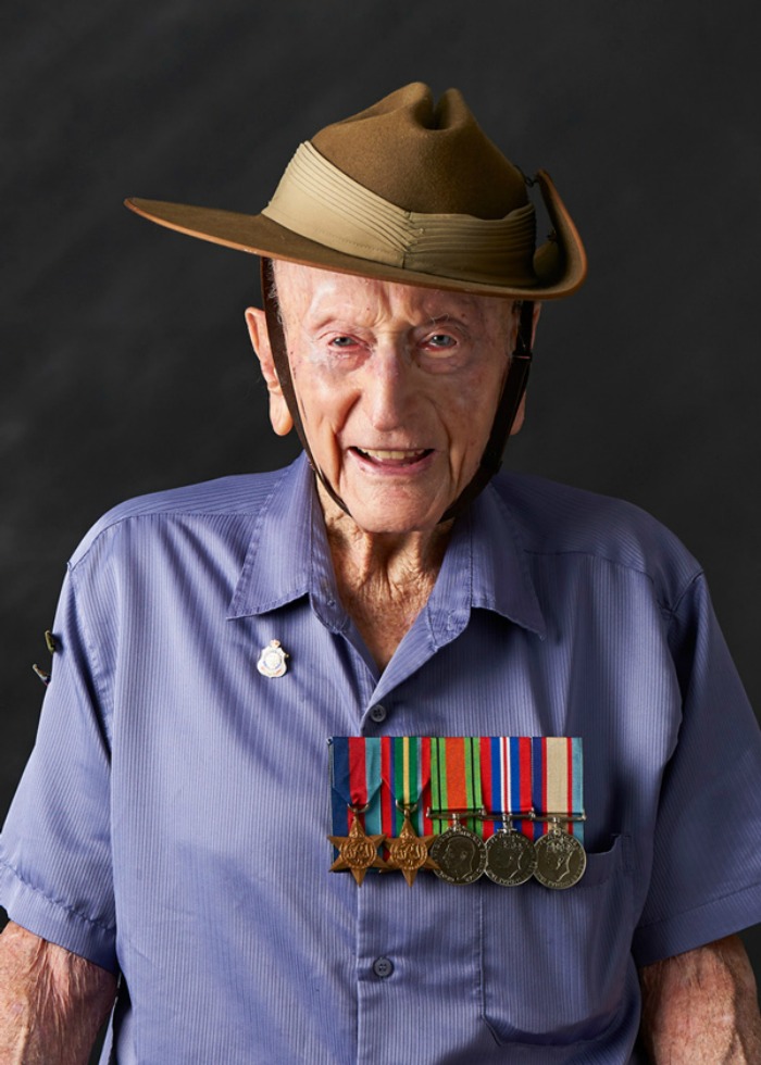 Veteran Ross Foreman said wears his medals in honour of mates who died during WWII.