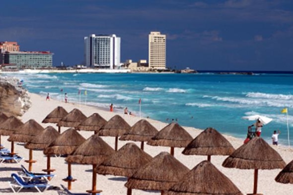 A beach in Cancun, Mexico (Thinkstock: iStockphoto)