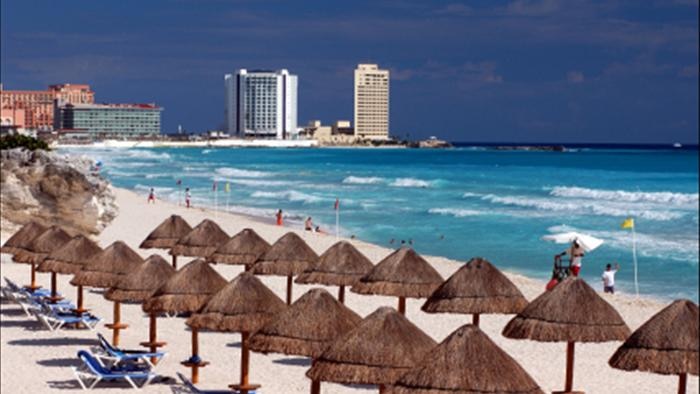 A beach in Cancun, Mexico (Thinkstock: iStockphoto)