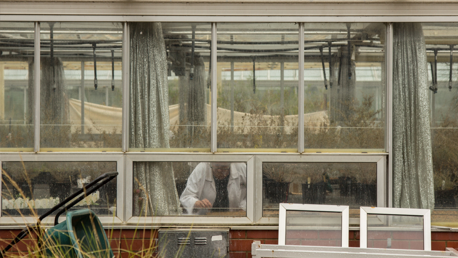 Glasshouse at Kings Park science laboratory