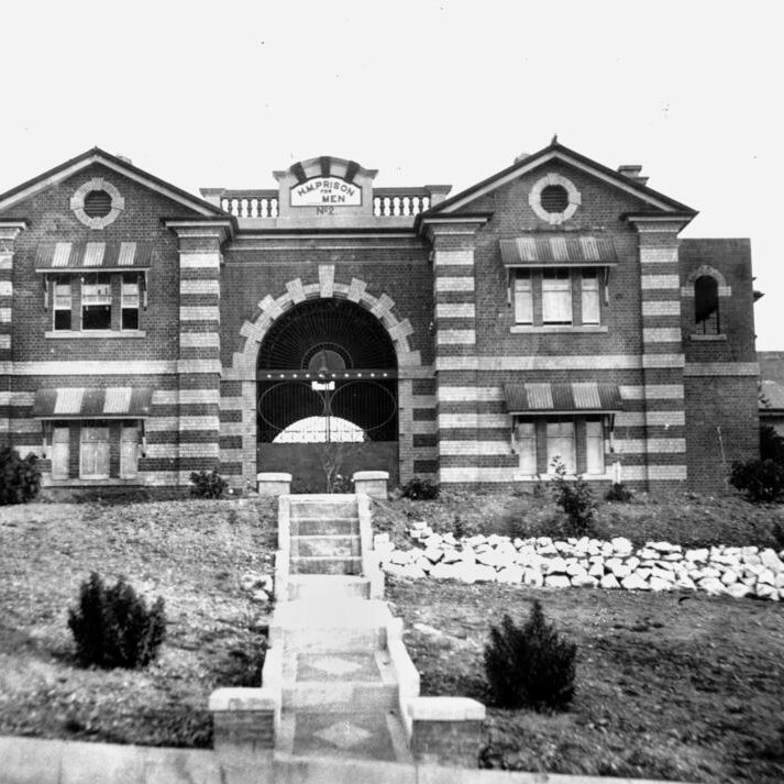 Entrance to the Boggo Road jail, Brisbane, 1936
