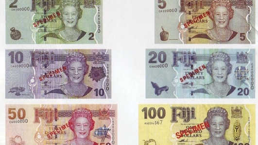 Fiji bank notes