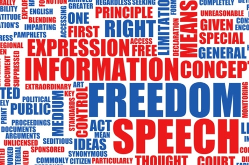 It appears many conservatives hold to a double standard on freedom of speech. (Thinkstock)