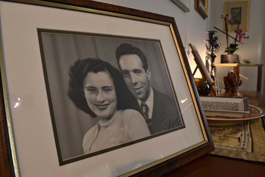 A portrait of Andy Factor and his wife Betty.