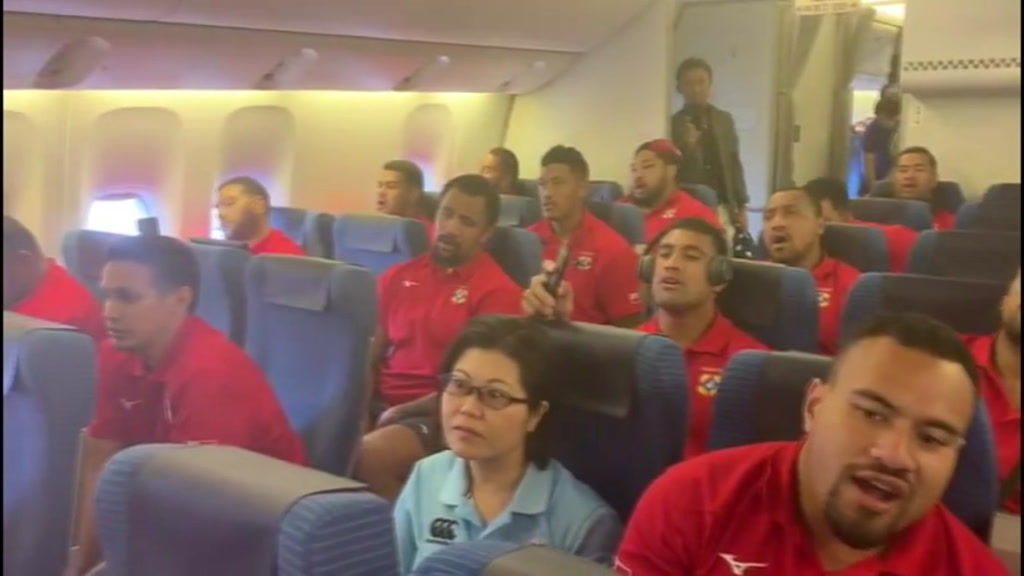 Tongan Rugby Team Break Into Song During Flight Abc News
