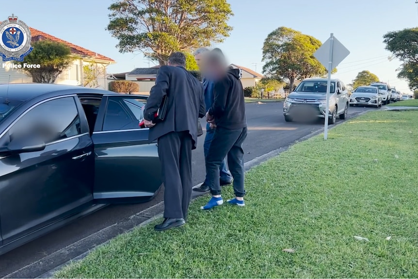 Man being arrested