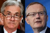 Side-by-side headshots of Jerome Powell and Philip Lowe.