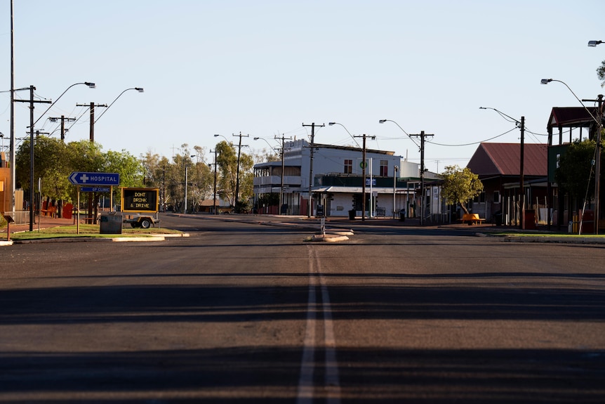 The main street of a country town