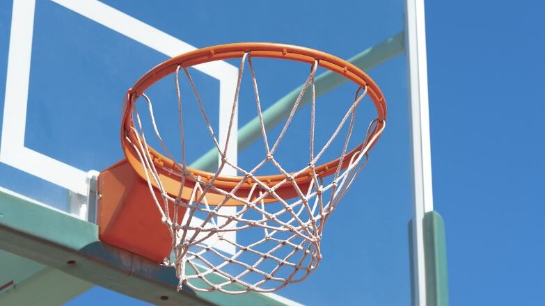 Picture of a basketball ring 