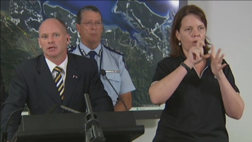 Campbell Newman updates Queensland weather situation