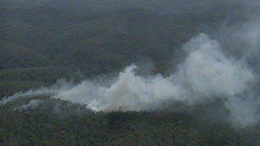 Crews are working to control fires on the northern outskirts of Sydney.
