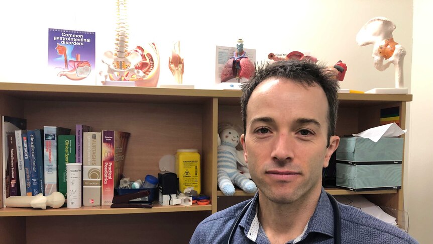 Dr Rob Park in his practice in Buderim on Queensland's Sunshine Coast
