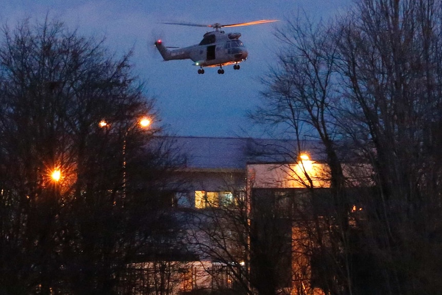 Helicopter hovers over final assault of Charlie Hebdo shooting suspects