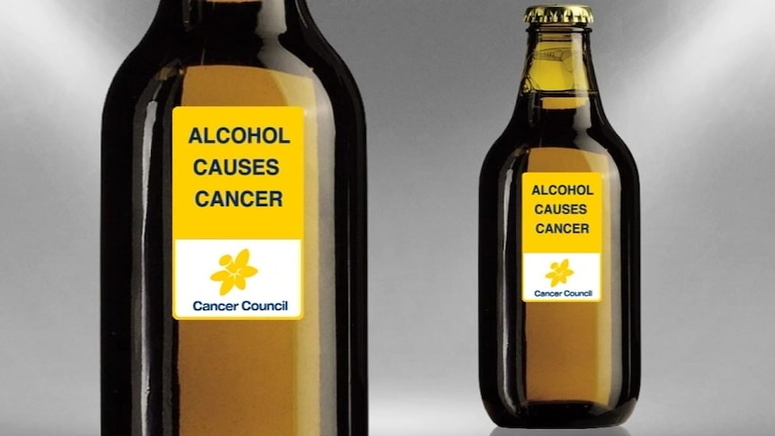 Example of cancer warning label