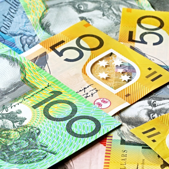 generic picture of Australian bank notes