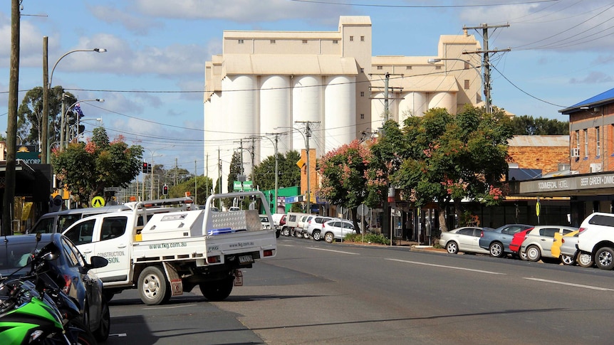 The peanut silos in Kingaroy