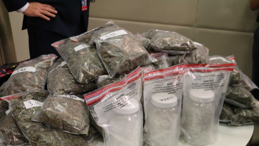 17 kilos of marijuana and coccaine siezed at Perth airport