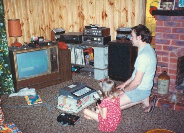 The Tandy Coco kept Alan Laughton and his family amused over the Christmas break of 1983.