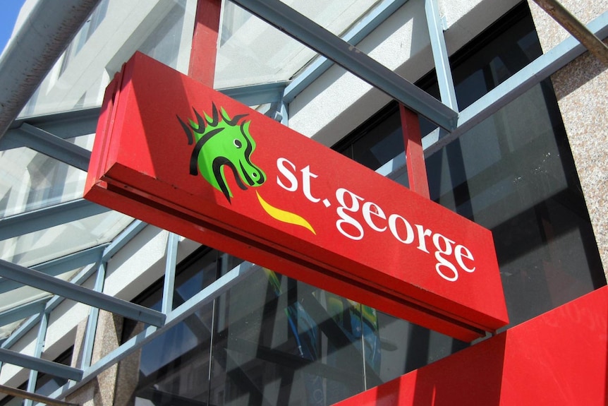St George Bank sign