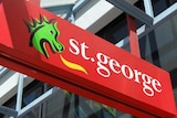 A St George Bank sign outside a branch.