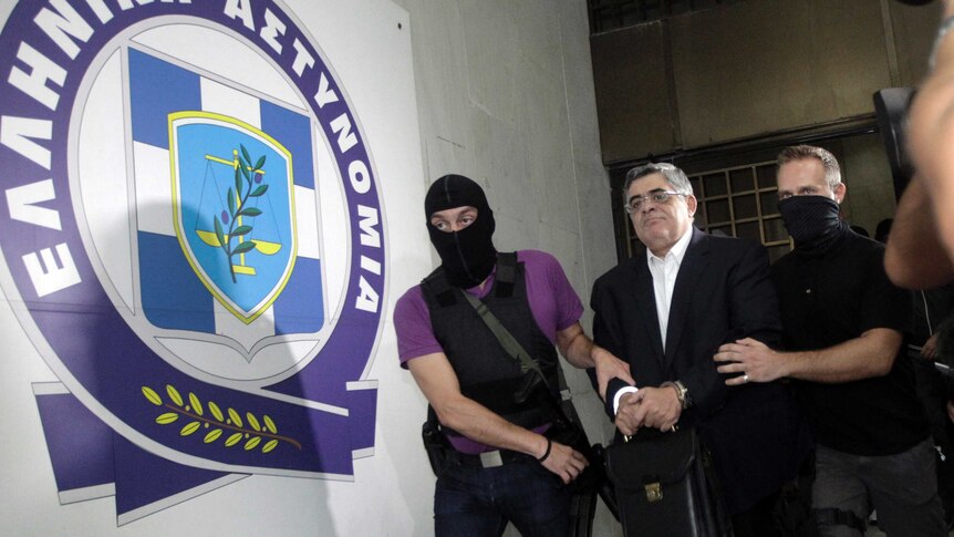 Golden Dawn party leader Nikolaos Mihaloliakos