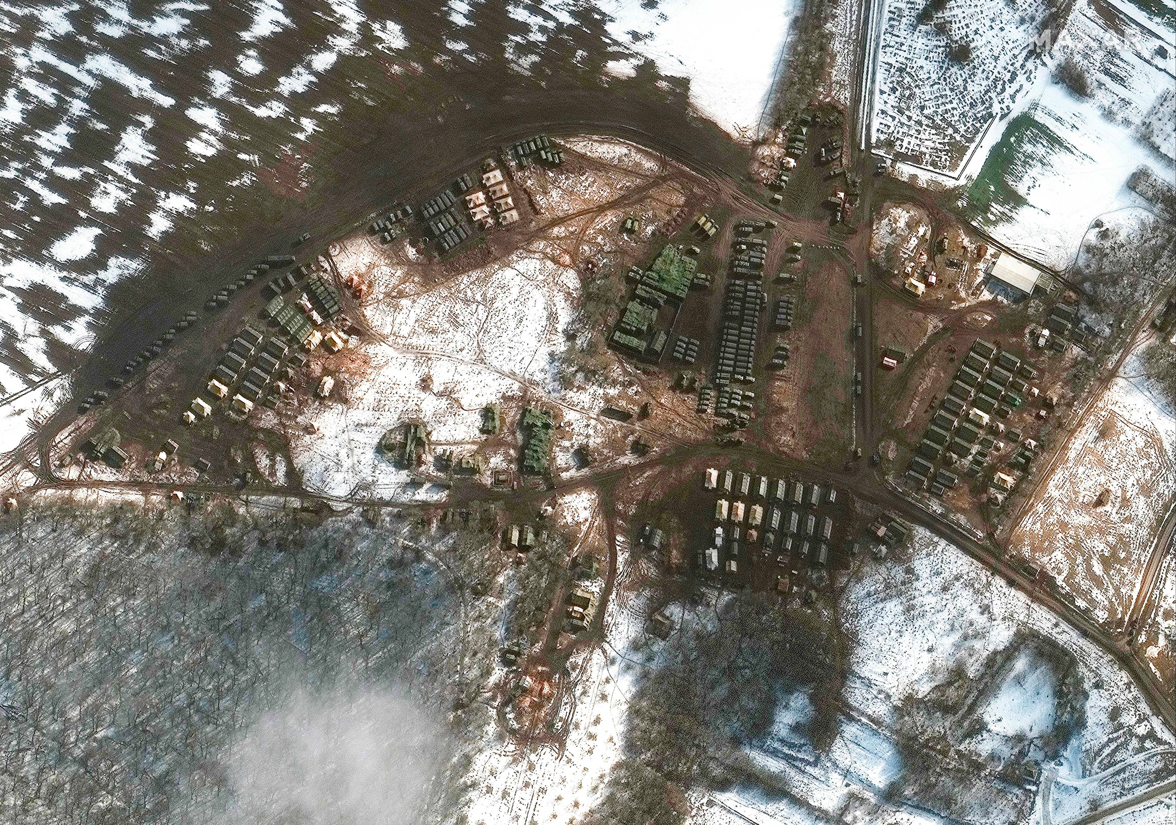 These Satellite Images Show Russia Has Ukraine Surrounded - ABC News