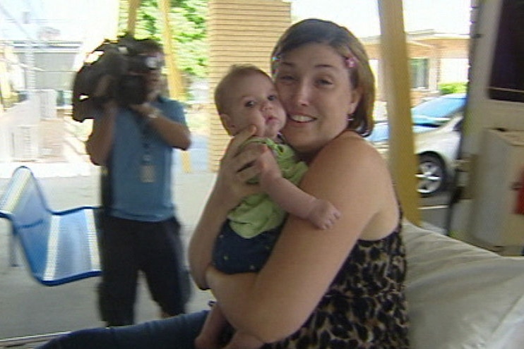 Jody Harold was reunited with her daughter yesterday afternoon.