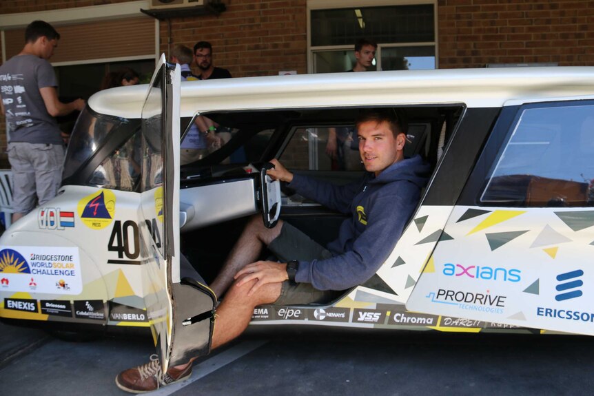 World Solar Challenge Team Eindhoven manager Tom Selton