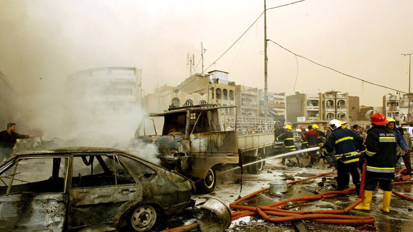 Officials say the al-Sadriyah bombing killed 115 people.