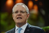 Scott Morrison speaks to the media in Sydney