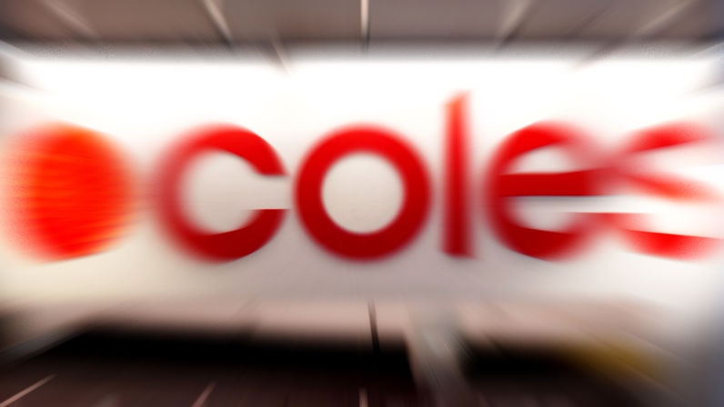 Coles supermarket logo.