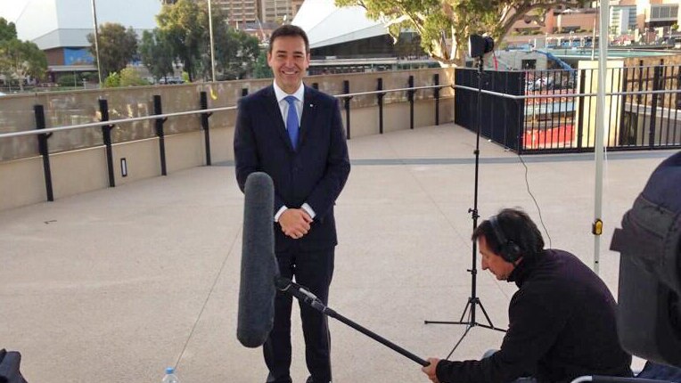 Liberal leader Steven Marshall was interviewed on the ABC TV breakfast program on the eve of the SA election.