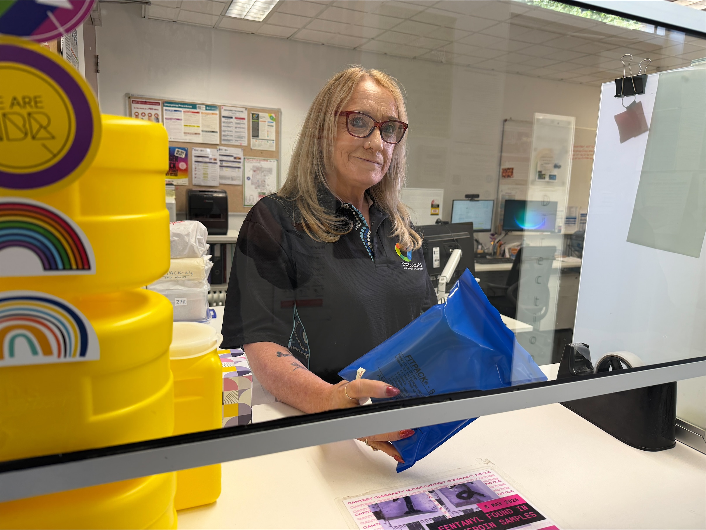 A worker in a lab