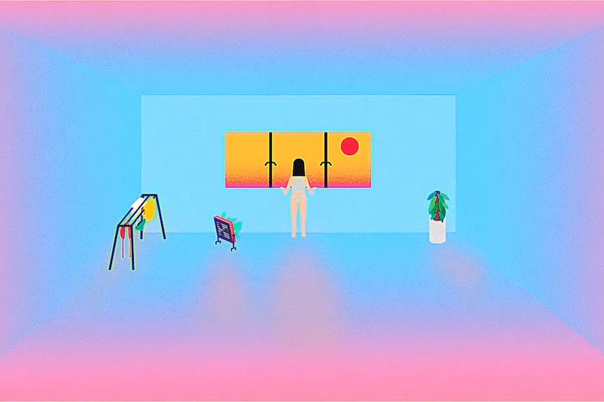 Still from Wong Ping's Stop Peeping animation